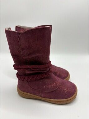 LIVIE & LUCA Shoes Boots Calliope Mulberry Sparkle Size 6 Toddler NIB